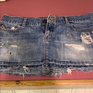 Short denim skirt (young adult)-very small size 8